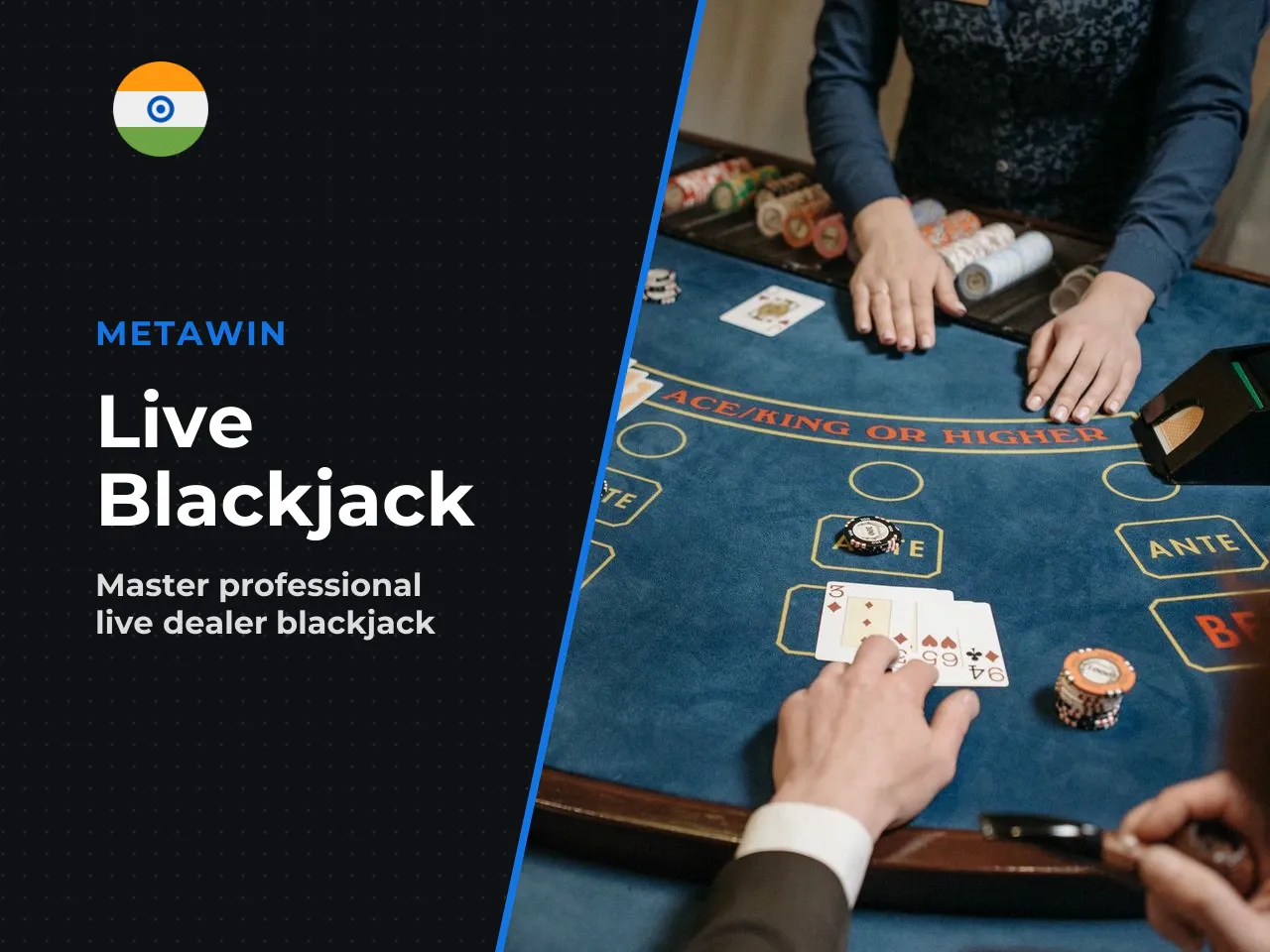 Live Blackjack with a Real Dealer